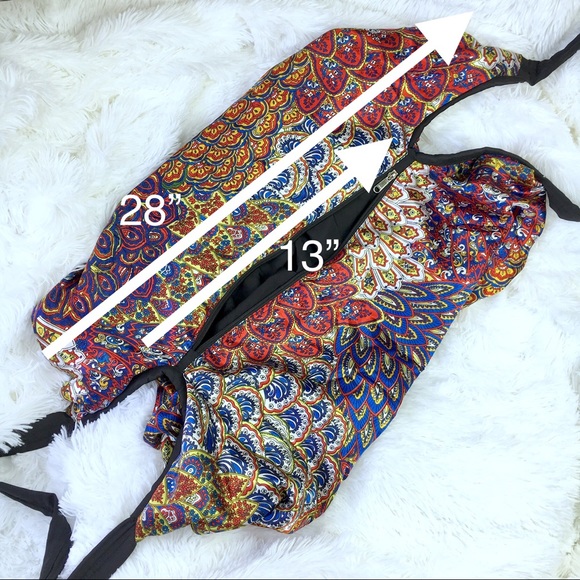 ❤️SOLD❤️Boho Beach Bag Foldable Packable Mandala - Picture 3 of 8